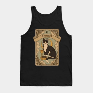 Taurus - Cats Astrology Tank Top